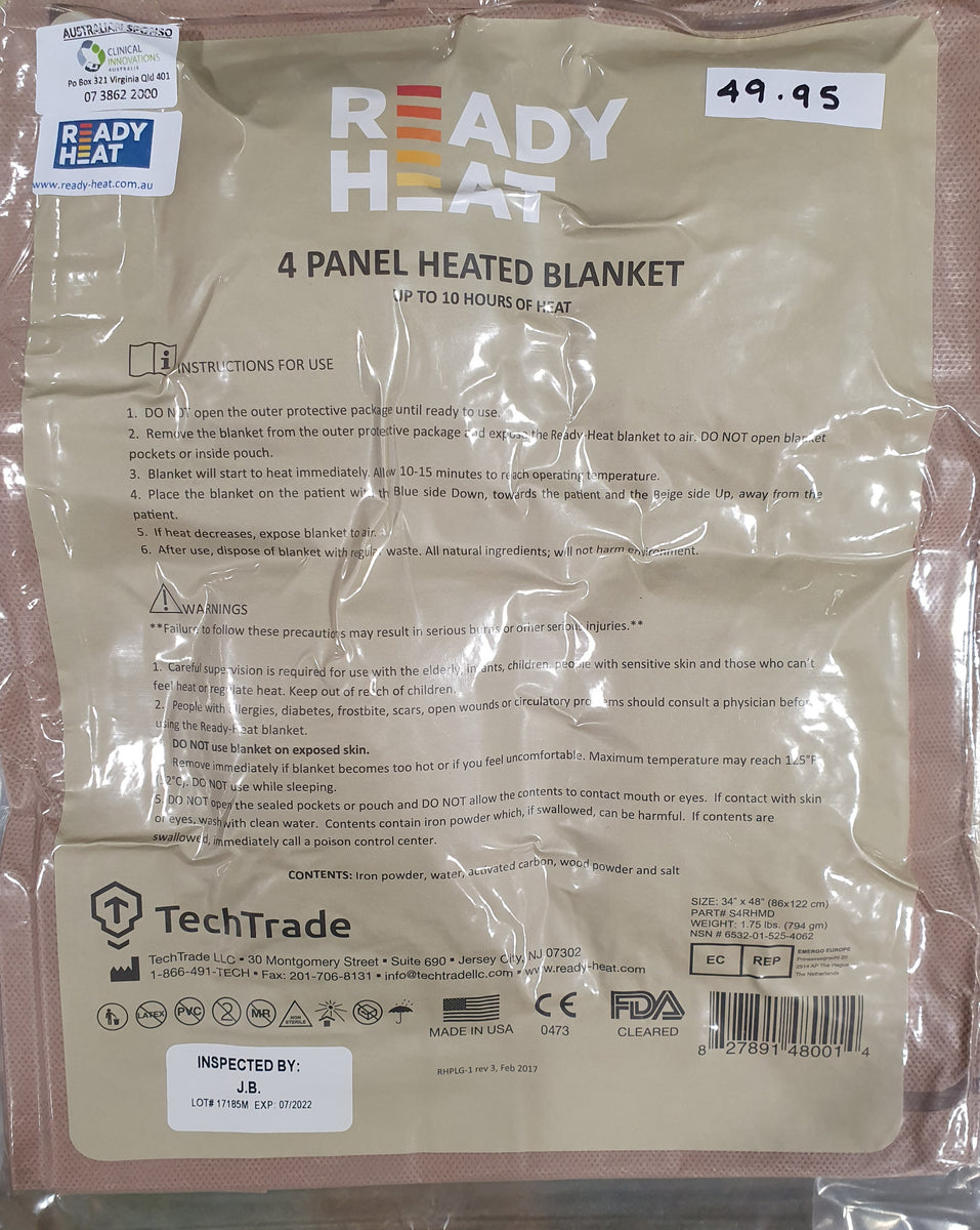 ReadyHeat 4 Panel Heated Blanket RescueMED